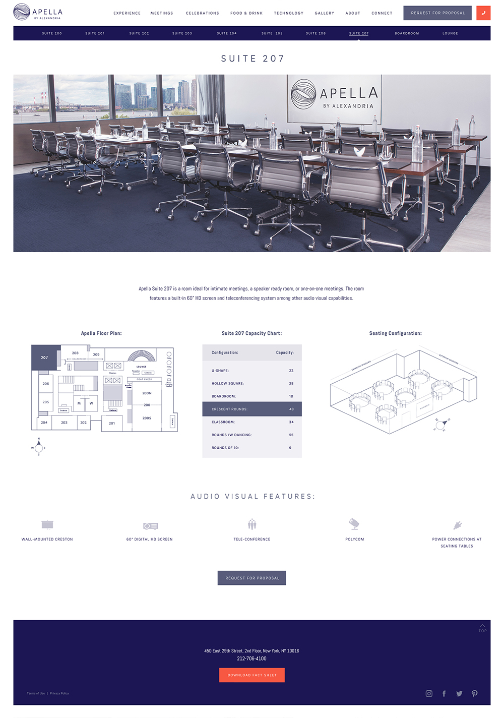 Apella Inner Page Design and Development
