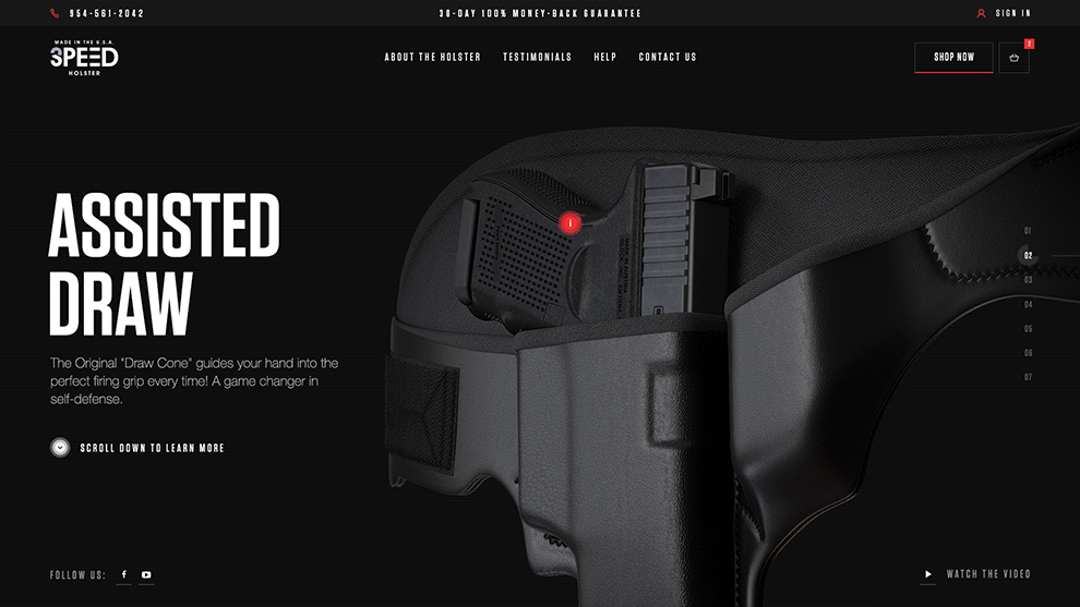 3 Speed Holster - Inner Pages Design