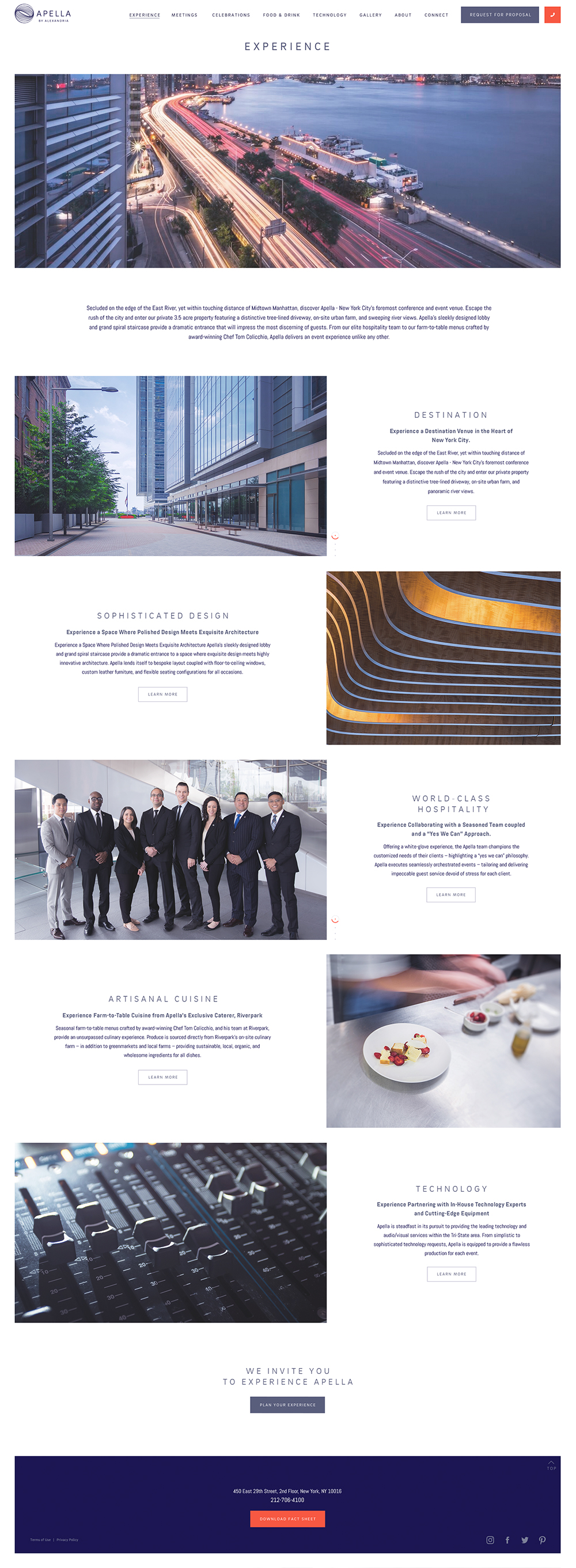 Apella Inner Page Design and Development
