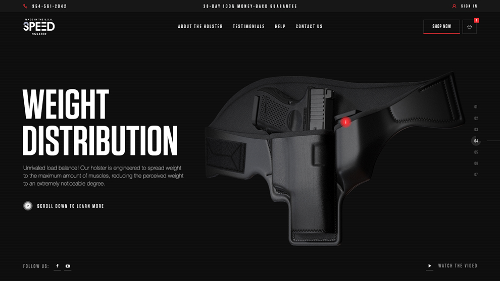 3 Speed Holster - Inner Pages Design
