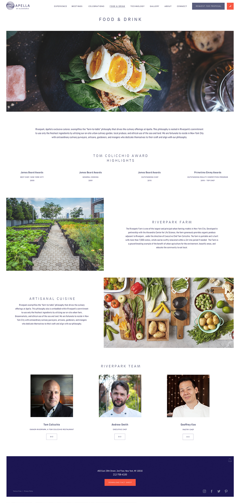 Apella Inner Page Design and Development