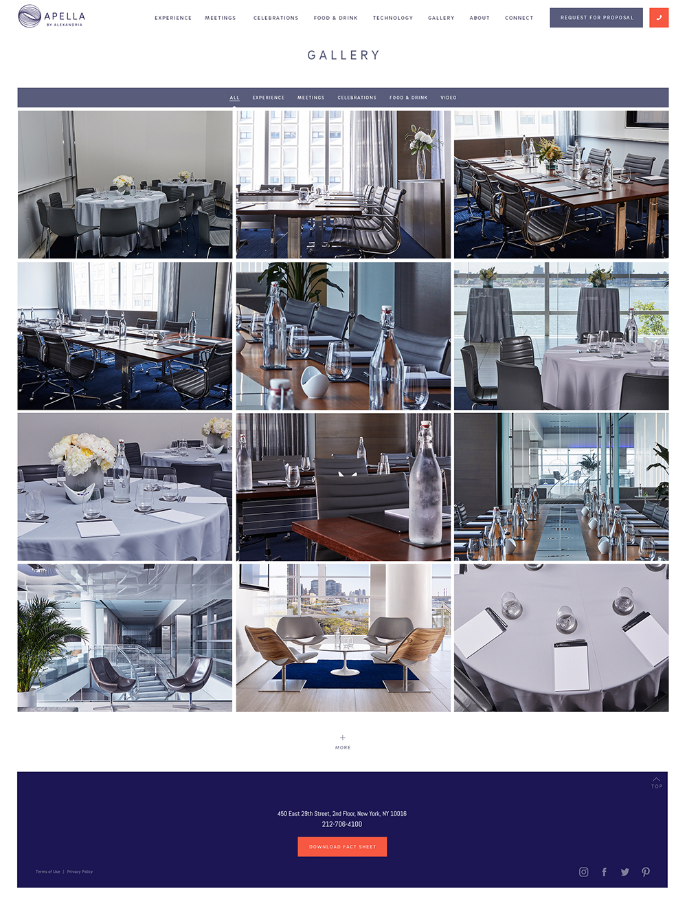 Apella Inner Page Design and Development