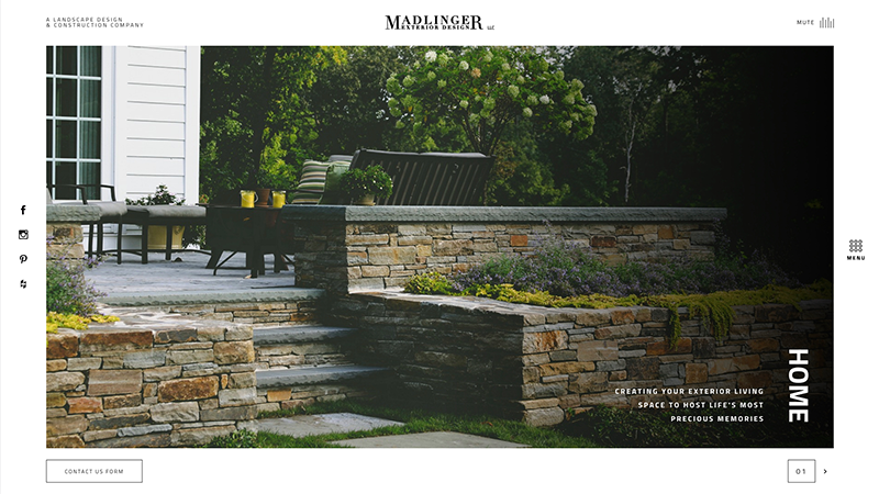 Madlinger Inner Page Design and Development