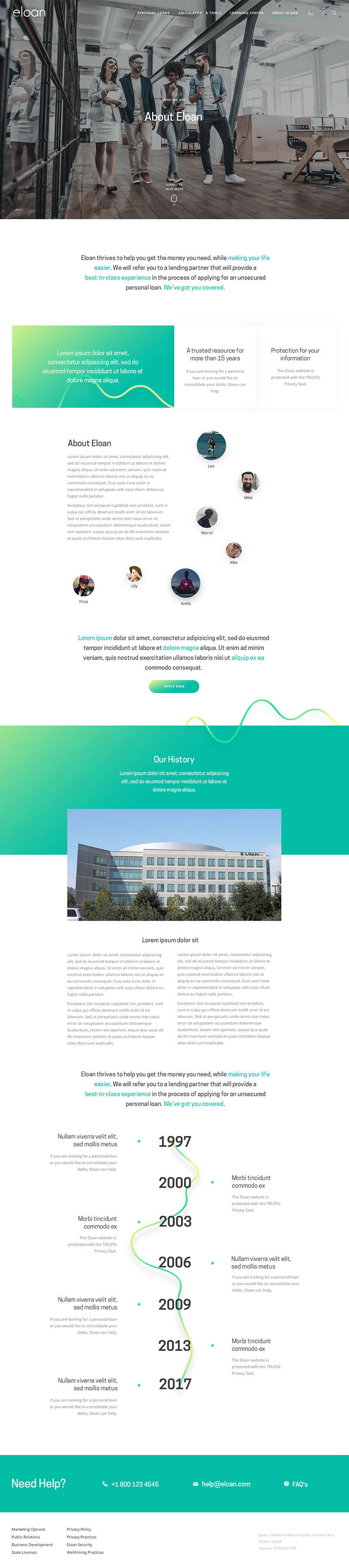Eloan's Inner Page Design & Development