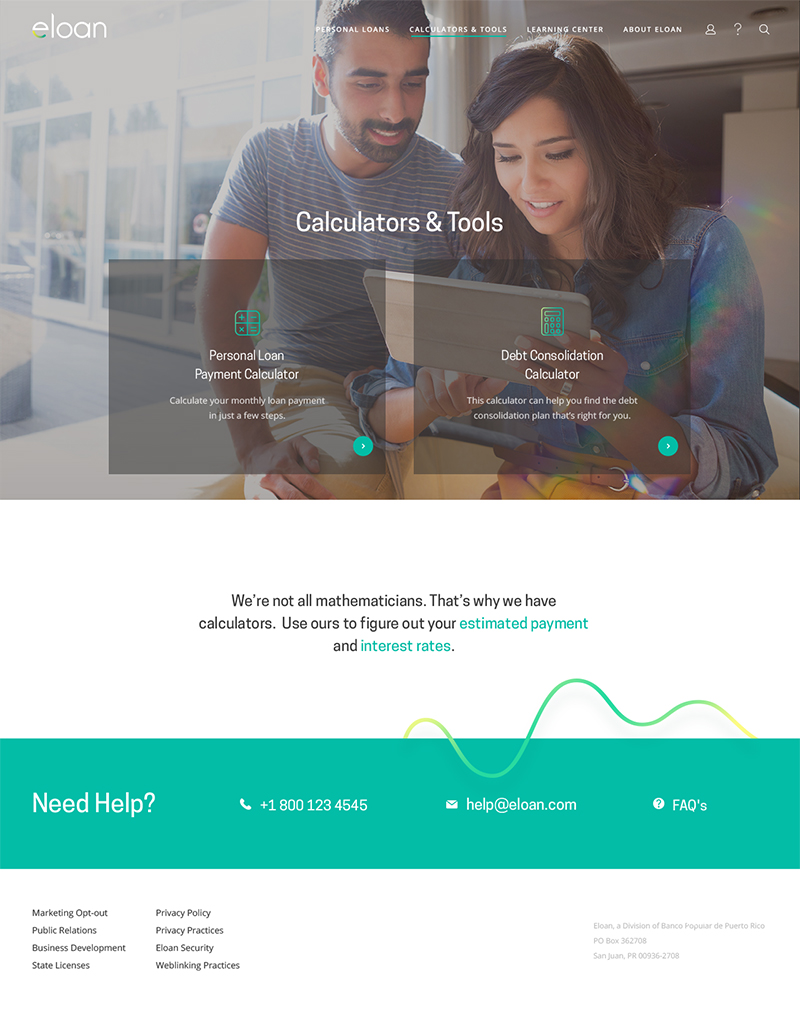 Eloan's Inner Page Design & Development