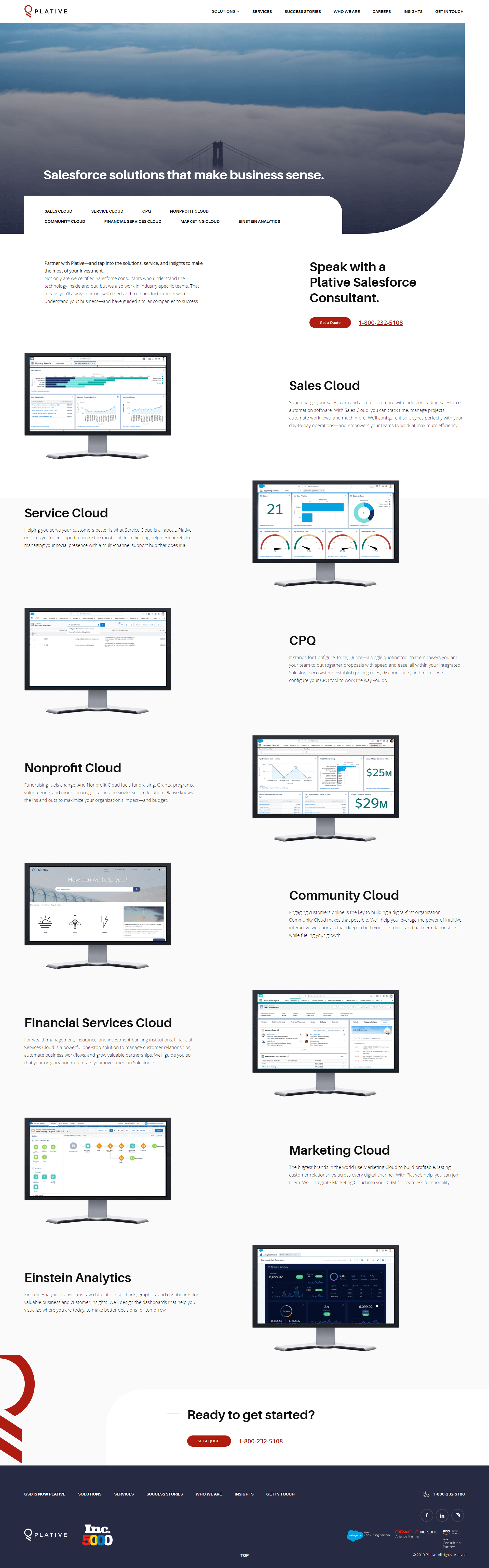 Plative's Inner Page Design & Development