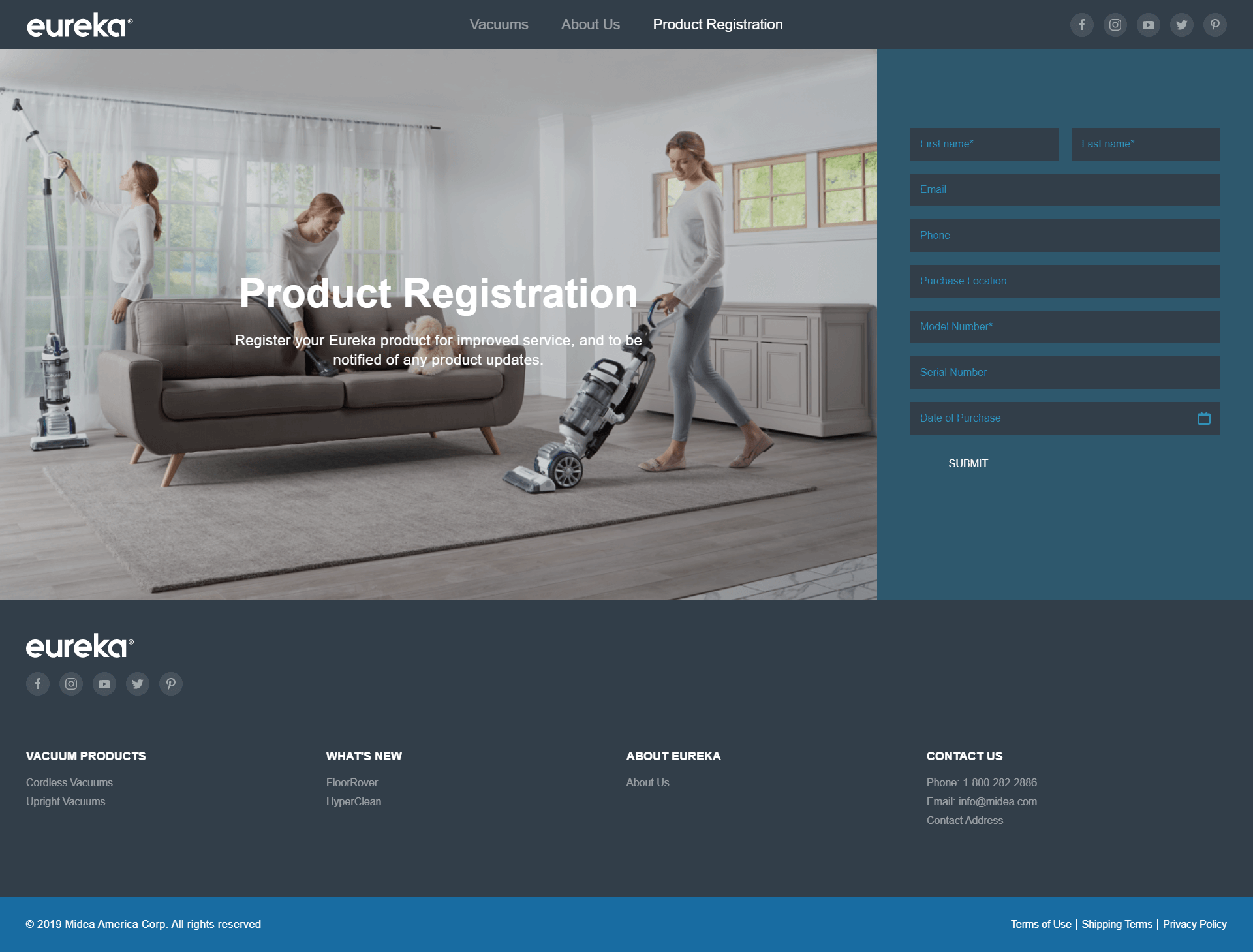 Eureka's Inner Page Design and Development