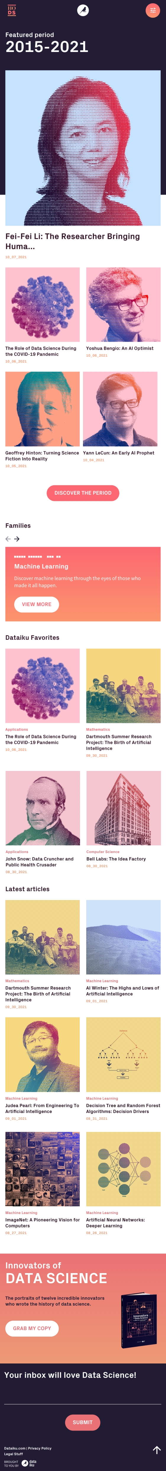 History of Data Science