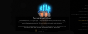 Graphic design a thermodynamically balanced F1V 