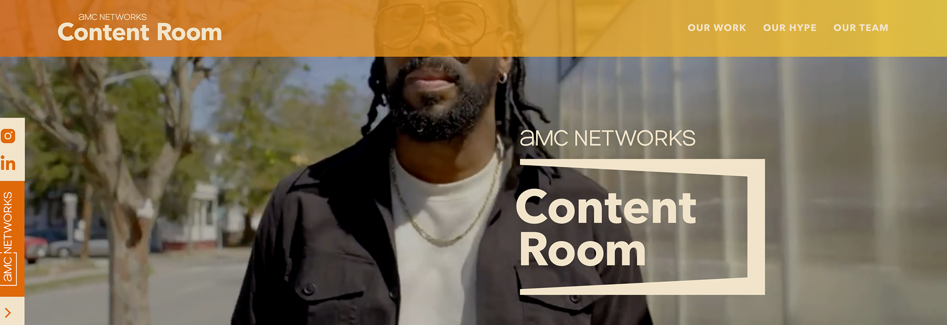 amc content room website design