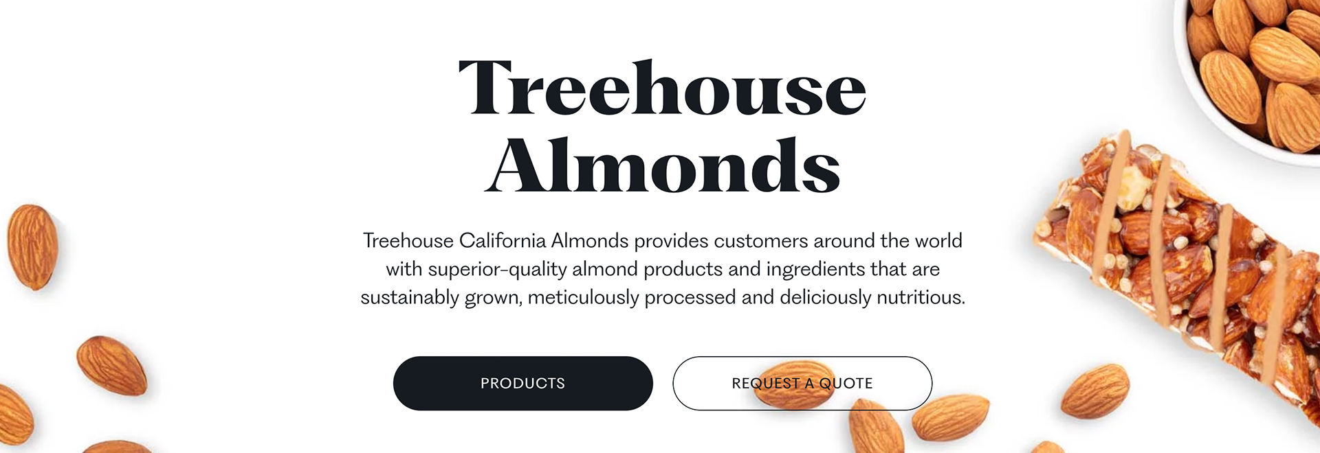 Treehouse California Almonds  Design & Development Big Drop