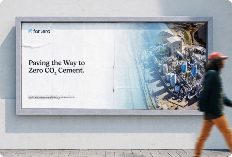 fortera brand identity out of home advertising